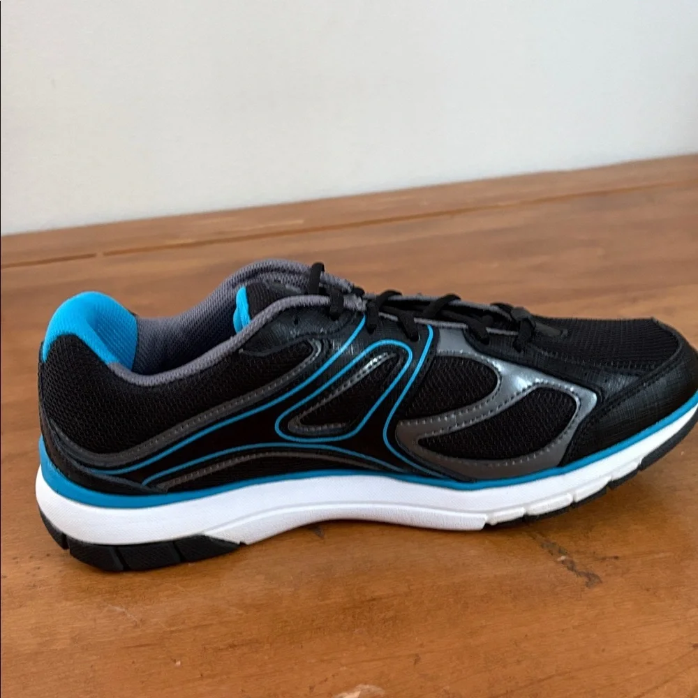 Ryka New Prevail Walking Running Women's Black and Teal Athletic Shoes Size 8.5